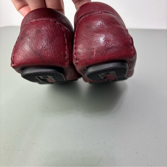 Johnston & Murphy Maggie Bit Red Driving Loafers Slip On 9.5M 78-14715 Flats - Picture 7 of 10